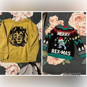 Boys size 5 sweaters